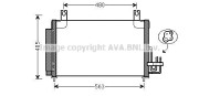 KAA5204D Kondenzátor, klimatizace AVA QUALITY COOLING