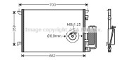 OL5333D Kondenzátor, klimatizace AVA QUALITY COOLING