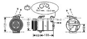 OLK138 Kompresor, klimatizace AVA QUALITY COOLING