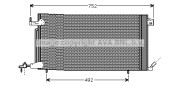 PE5187 Kondenzátor, klimatizace AVA QUALITY COOLING