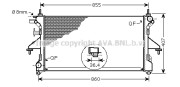 PEA2305 Chladič, chlazení motoru AVA QUALITY COOLING