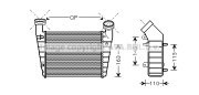 VN4238 Chladič turba AVA QUALITY COOLING