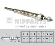 J5718000 Žhavicí svíčka NIPPARTS