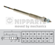 N5719013 Žhavicí svíčka NIPPARTS