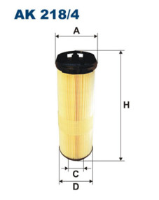 AK 218/4 Vzduchový filtr FILTRON