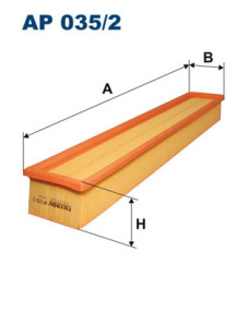 AP 035/2 Vzduchový filtr FILTRON