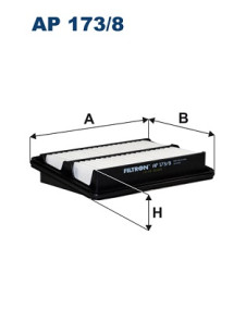 AP 173/8 Vzduchový filtr FILTRON