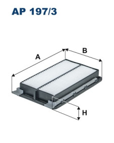 AP 197/3 Vzduchový filtr FILTRON