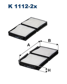 K 1112-2x Filtr, vzduch v interiéru FILTRON