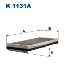 K 1131A Filtr, vzduch v interiéru FILTRON