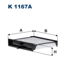 K 1167A Filtr, vzduch v interiéru FILTRON