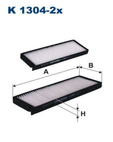 K 1304-2x Filtr, vzduch v interiéru FILTRON