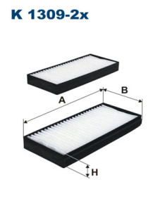 K 1309-2x Filtr, vzduch v interiéru FILTRON