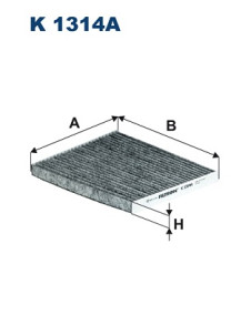 K 1314A Filtr, vzduch v interiéru FILTRON