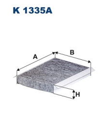 K 1335A Filtr, vzduch v interiéru FILTRON