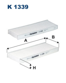 K 1339-2x Filtr, vzduch v interiéru FILTRON