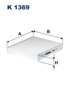 K 1369 Filtr, vzduch v interiéru FILTRON