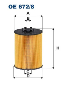 OE 672/8 Olejový filtr FILTRON