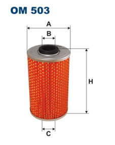 OM 503 Hydraulický filtr, řízení FILTRON