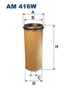 AM 416W Filtr - sekundární vzduch FILTRON