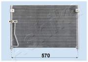 CND253016 Kondenzátor, klimatizace ASHIKA