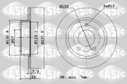 2004277J Brzdový kotouč SASIC