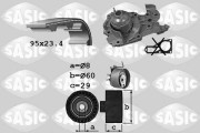 3904010 Vodní pumpa + sada ozubeného řemene SASIC