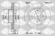 4004265J Brzdový kotouč SASIC