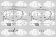 6216208 Sada brzdových destiček, kotoučová brzda SASIC