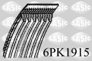 6PK1915 ozubený klínový řemen SASIC