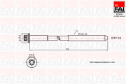 B701 Sada šroubů hlavy válce FAI AutoParts