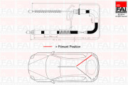 FBC0045 Tažné lanko, parkovací brzda FAI AutoParts