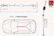 FBC0056 Tažné lanko, parkovací brzda FAI AutoParts