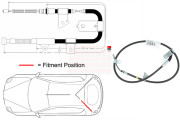 FBC0108 Tažné lanko, parkovací brzda FAI AutoParts