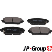 3863604910 Sada brzdových destiček, kotoučová brzda JP GROUP