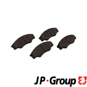 4863601510 Sada brzdových destiček, kotoučová brzda JP GROUP