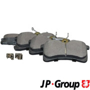 4863701510 Sada brzdových destiček, kotoučová brzda JP GROUP