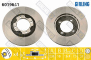 6019641 Brzdový kotouč GIRLING