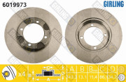 6019973 Brzdový kotouč GIRLING