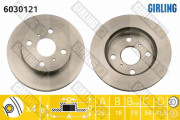 6030121 Brzdový kotouč GIRLING