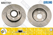 6041701 Brzdový kotouč GIRLING