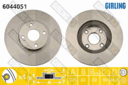 6044051 Brzdový kotouč GIRLING