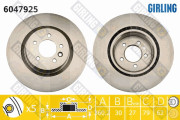 6047925 Brzdový kotouč GIRLING