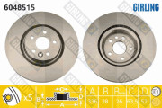 6048515 Brzdový kotouč GIRLING
