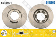 6048971 Brzdový kotouč GIRLING