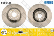 6060135 Brzdový kotouč GIRLING