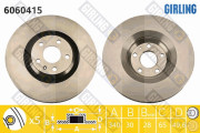 6060415 Brzdový kotouč GIRLING