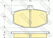 6104051 Sada brzdových destiček, kotoučová brzda GIRLING