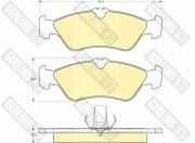 6112632 Sada brzdových destiček, kotoučová brzda GIRLING
