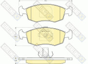 6113832 Sada brzdových destiček, kotoučová brzda GIRLING